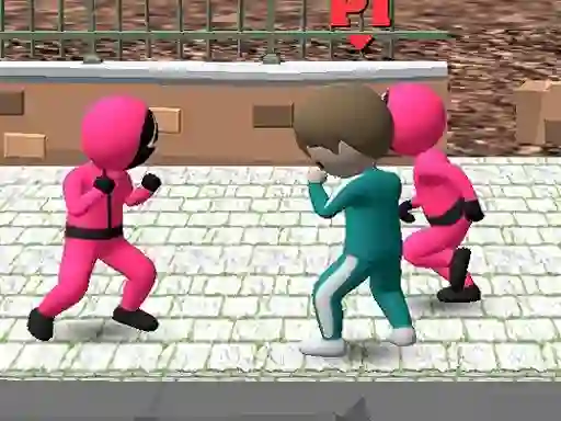 Squid Game Multiplayer Fighting — لعبة مجانية اون لاين
