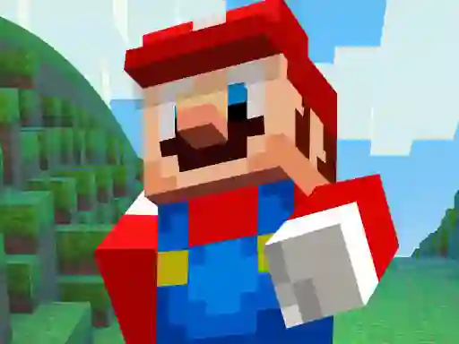 Super Mario MineCraft Runner — free online game