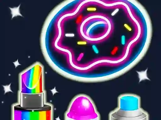 Kids Glow Paint Game — free online game