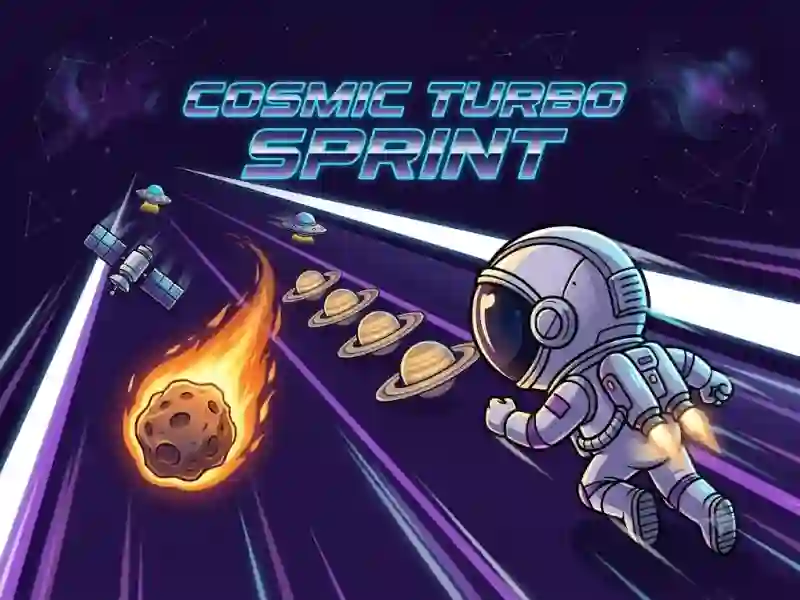 Cosmic Turbo Sprint — nemokamas žaidimas internete