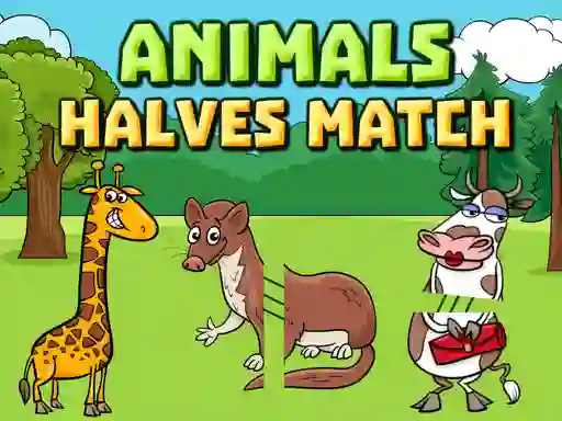 Animals Halves Match – kostenloses Online-Spiel
