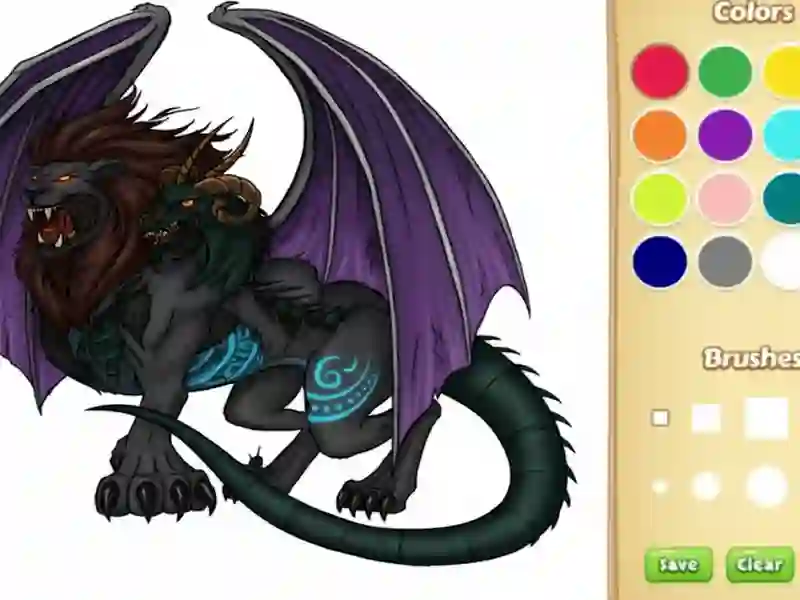Dragon Chimera Coloring Book