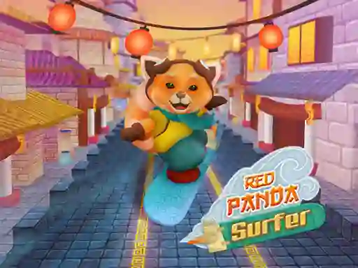 Red Panda Surfer — free online game