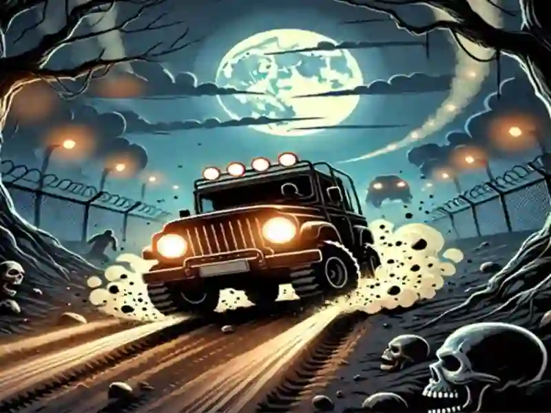 Racing Car Destroying Zombie