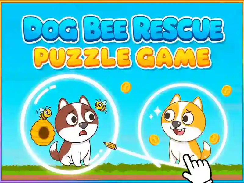 Dog Bee Rescue Puzzle Game