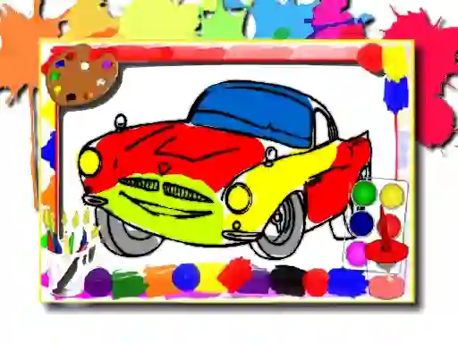 Racing Cars Coloring Book — free online game