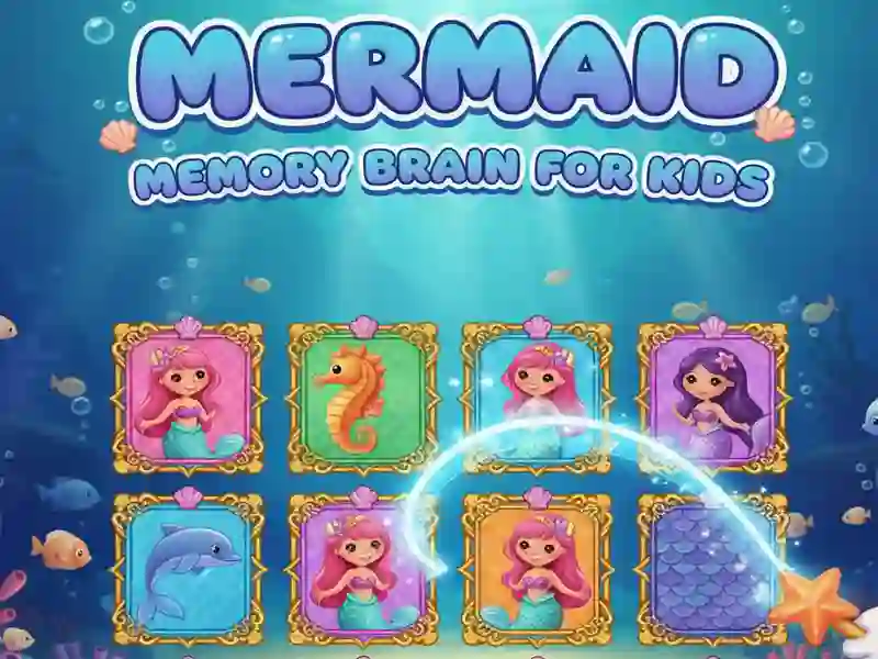 Mermaid Memory Brain For Kids