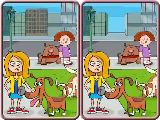 Spot the Differences City — free online game
