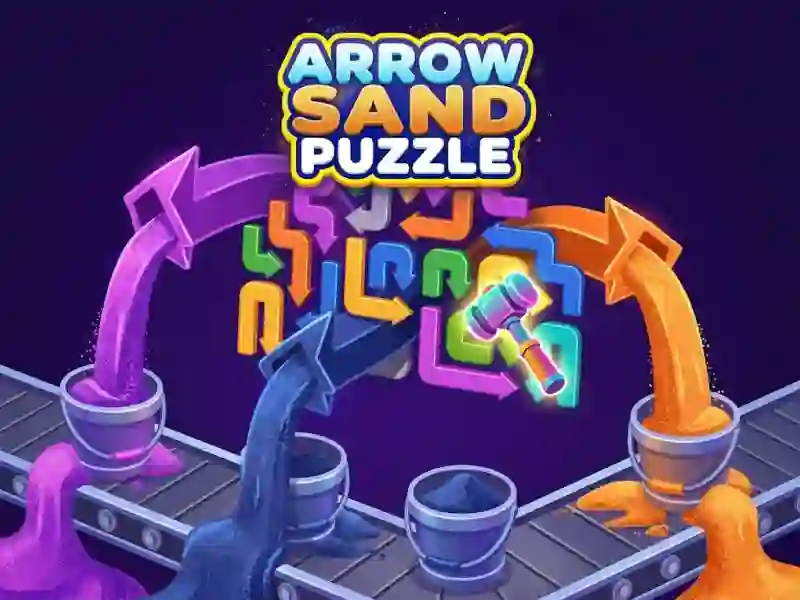 Logħba Arrow Sand Puzzle onlajn