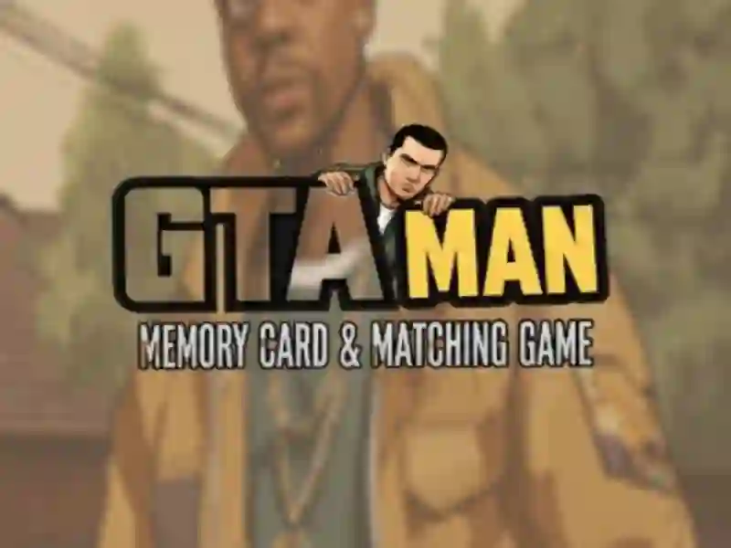 GTA Man Memory Card & Matching Game