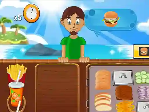 Beach Burger — free online game