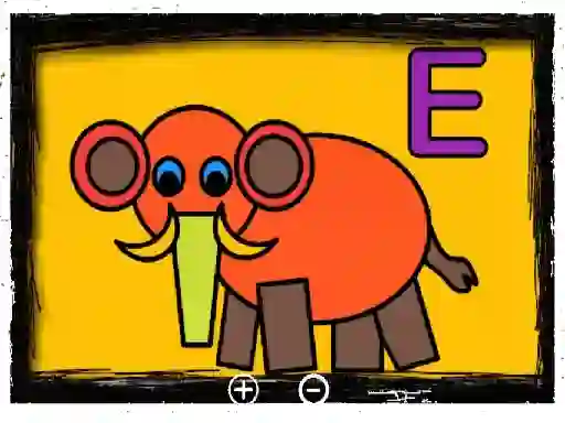 Easy Kids Coloring Letters — free online game
