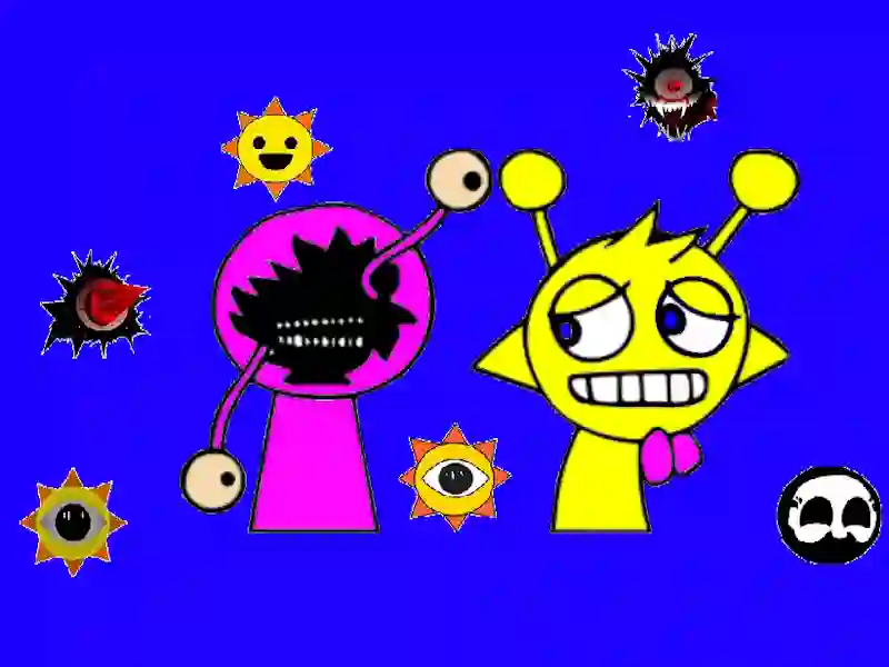 Coloring Baby Sprunk tapes Painting