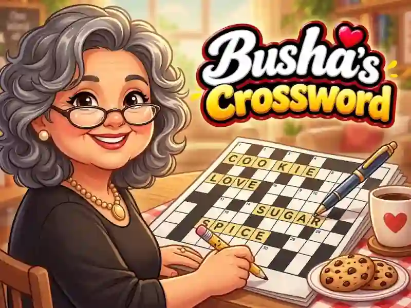 खेल Busha's Crossword ऑनलाइन