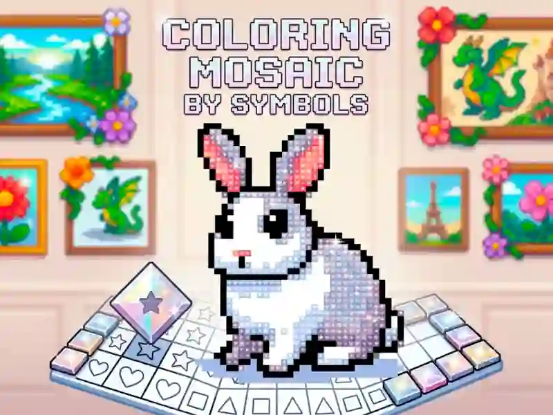 თამაში Coloring Mosaic by Symbols ონლაინ