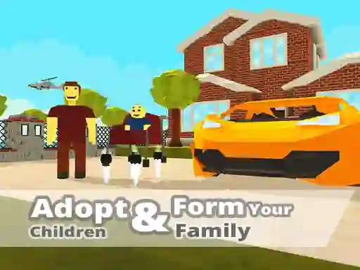 Kogama: Adopt Children and Form Your Family — free online game