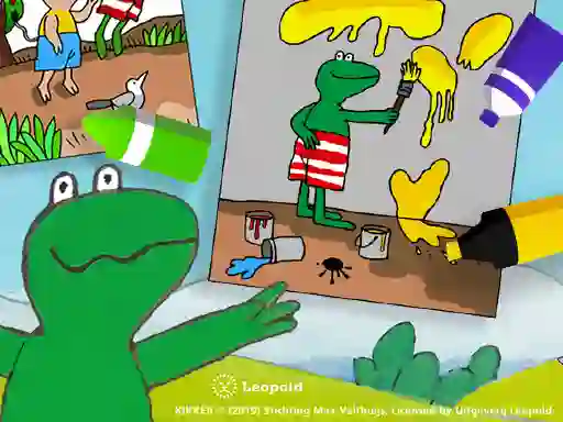 Coloring Kikker — free online game