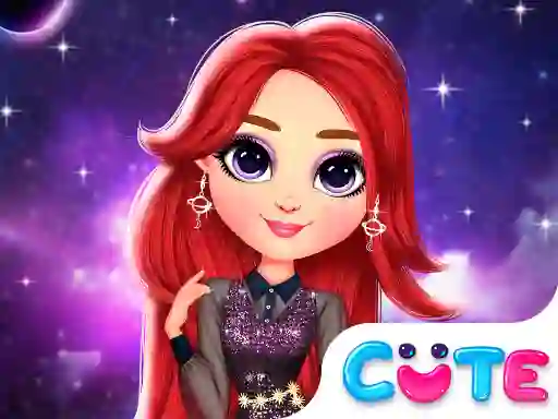Rainbow Girls Space Core Aesthetic — free online game