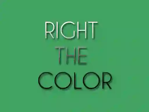 Right the Color — free online game