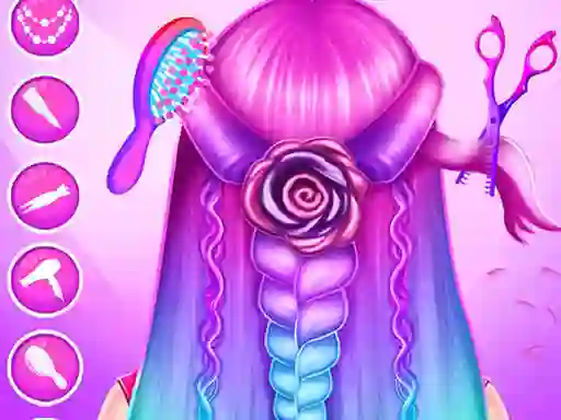 Braid Hair Salon Girls — free online game