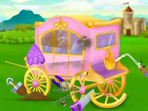 Princess Castle Cleaning — free online game