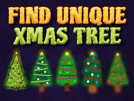 Find Unique Xmas Tree — free online game