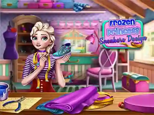 Frozen Princess Sneakers Design — free online game