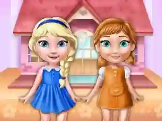 Ellie And Annie Doll House — free online game