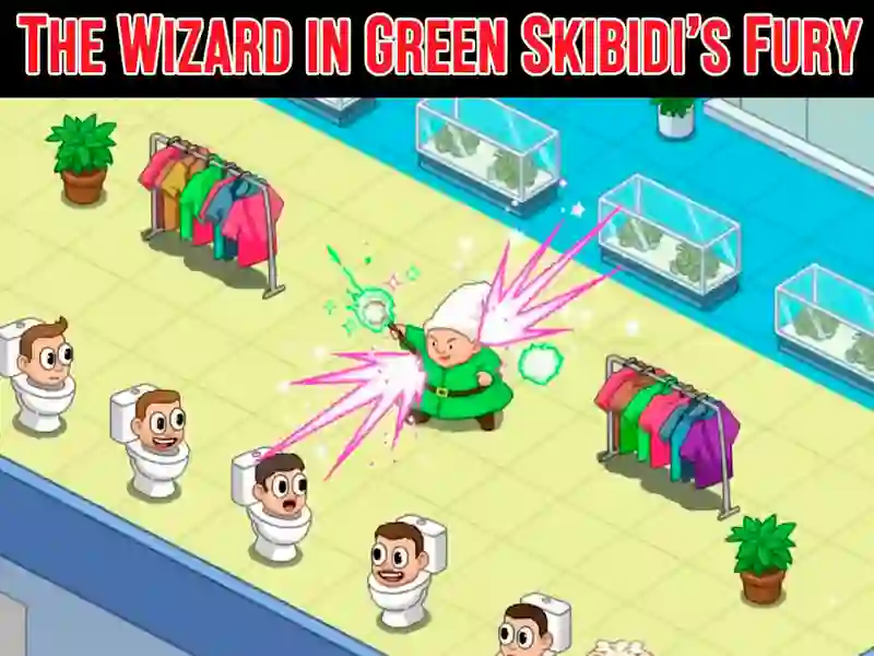 The Wizard in Green Skibidi's Fury