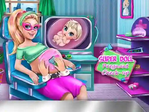 Super Doll Pregnant Check-Up — free online game