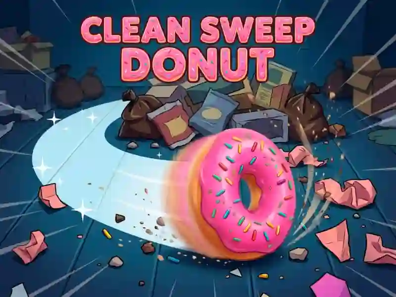 Clean Sweep Donut — безплатна онлайн игра