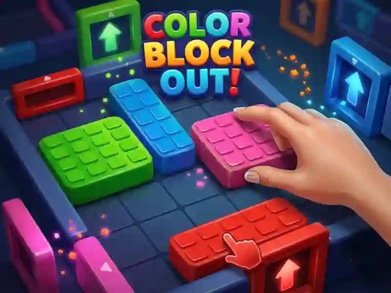 Igra Color Block Out! online