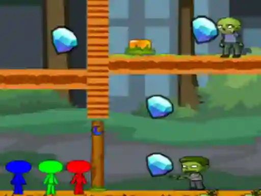 StickMan Bros Vs Zombies — free online game