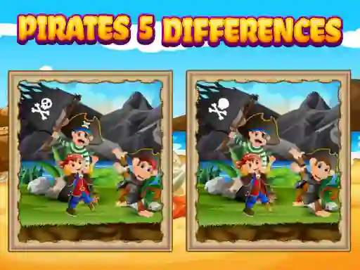 Pirates 5 differences — free online game