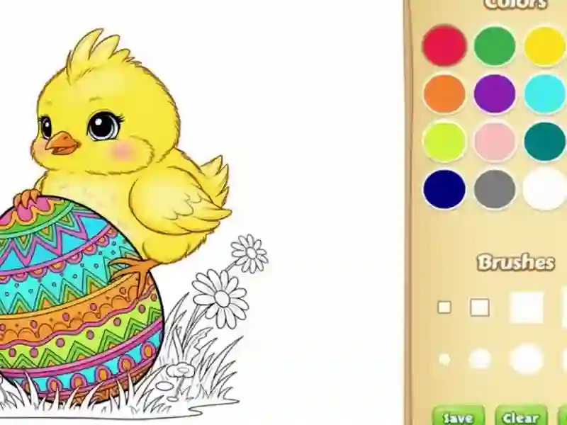 Easter Coloring Book for Kids