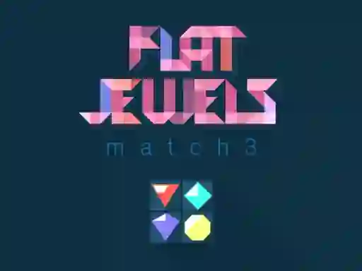 بازی Flat Jewels match 3 آنلاین