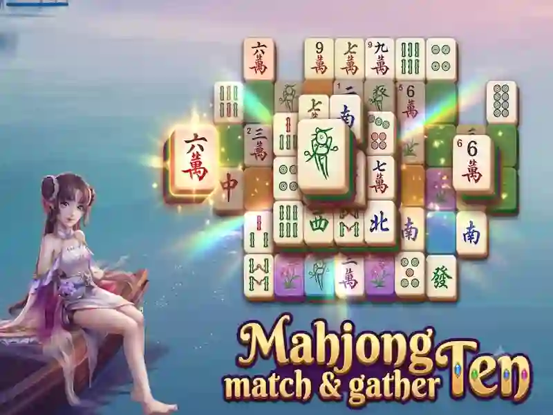 Игра Mahjong match & gather Ten онлајн