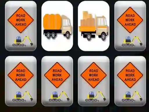 Work Trucks Memory   — free online game