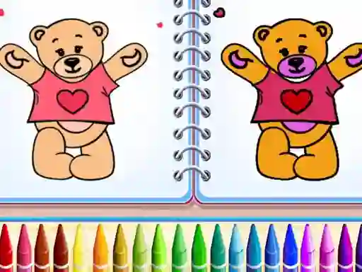 Cute Teddy Bear Colors — free online game