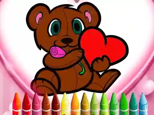 Animals Valentine Coloring — free online game