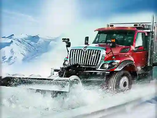 Snow Plow Trucks — free online game
