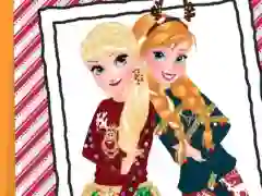 Sisters Ugly Xmas Sweater — free online game