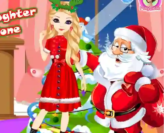 Santa's Daughter Home Alone — free online game