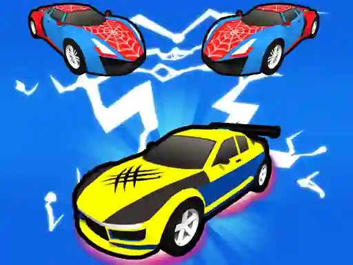 Superhero Car Merge Master — free online game