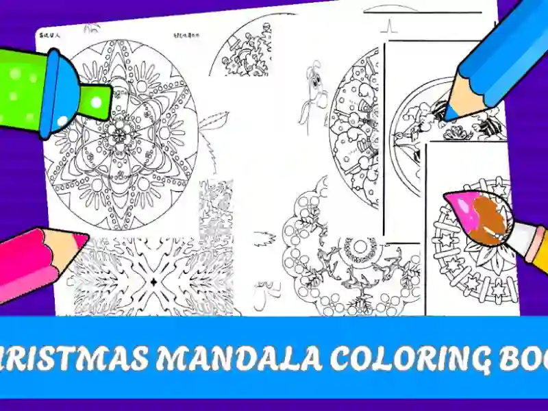 Christmas Mandala Coloring Book — free online game