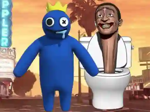 Rainbow Monster VS Skibidi Toilet — free online game