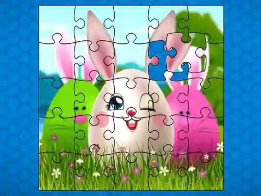 Funny Easter Eggs Jigsaw — free online game