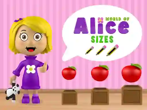 World of Alice Sizes — free online game