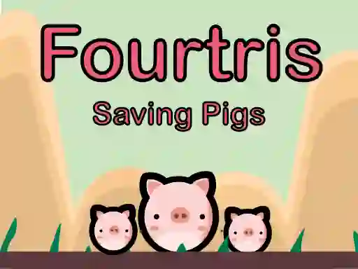 Fourtris Saving Pigs — безплатна онлайн игра