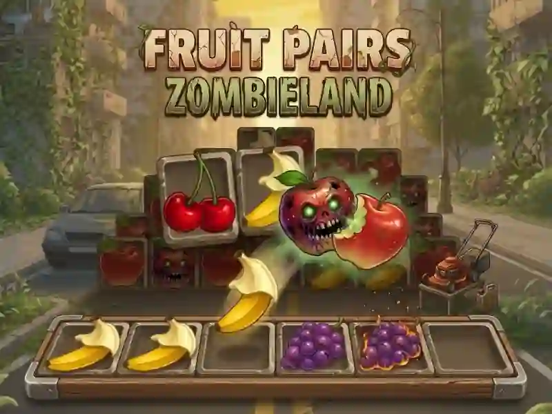 Trò chơi Fruit Pairs Zombieland trực tuyến